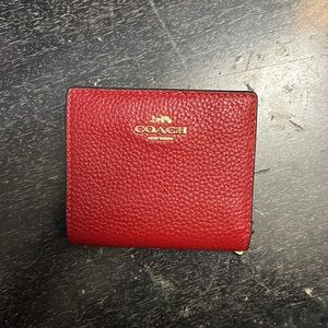 Coach Snap Wallet | Gold/1941 Red